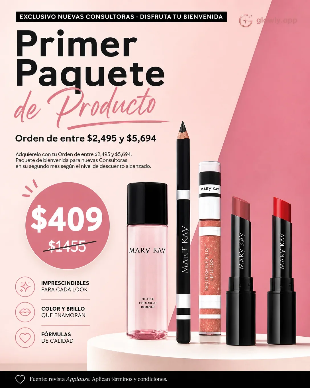 Primer Paquete de Producto - Orden de entre $2,495 y $5,694